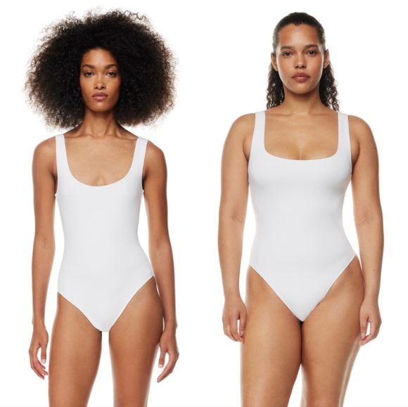 Aritzia Babaton Brown Contour Tank Bodysuit Size L - Picture 1 of 6